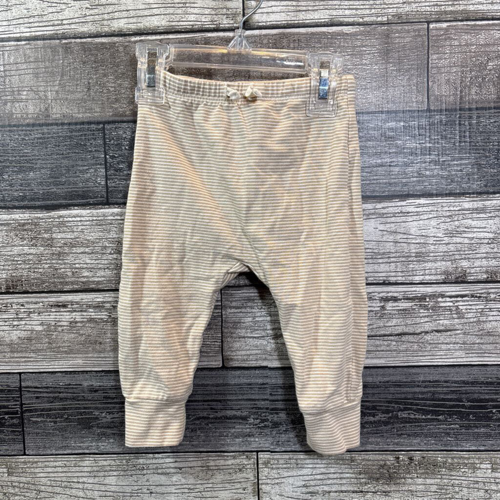 QUINCY MAE ORGANIC STRIPED PANTS 12-18 MO