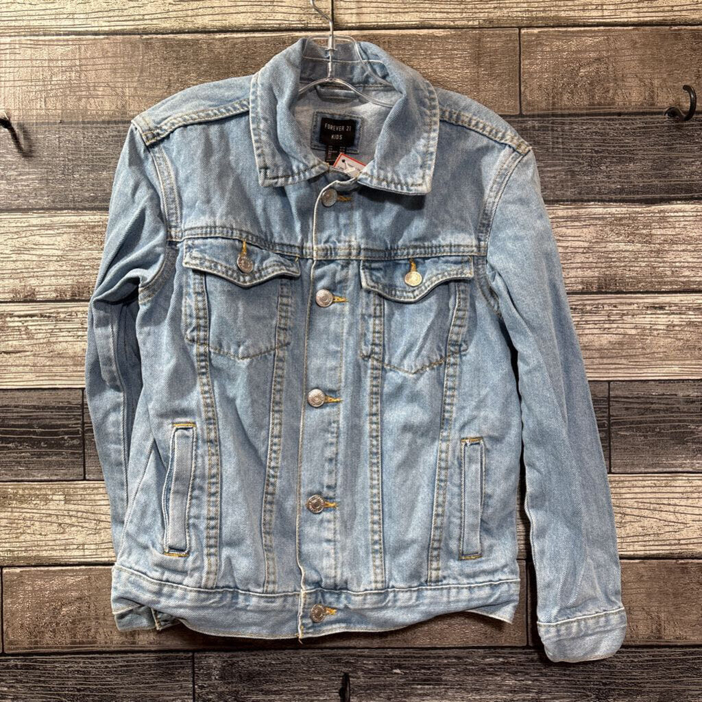 FOREVER 21 KIDS DENIM JACKET 9/10