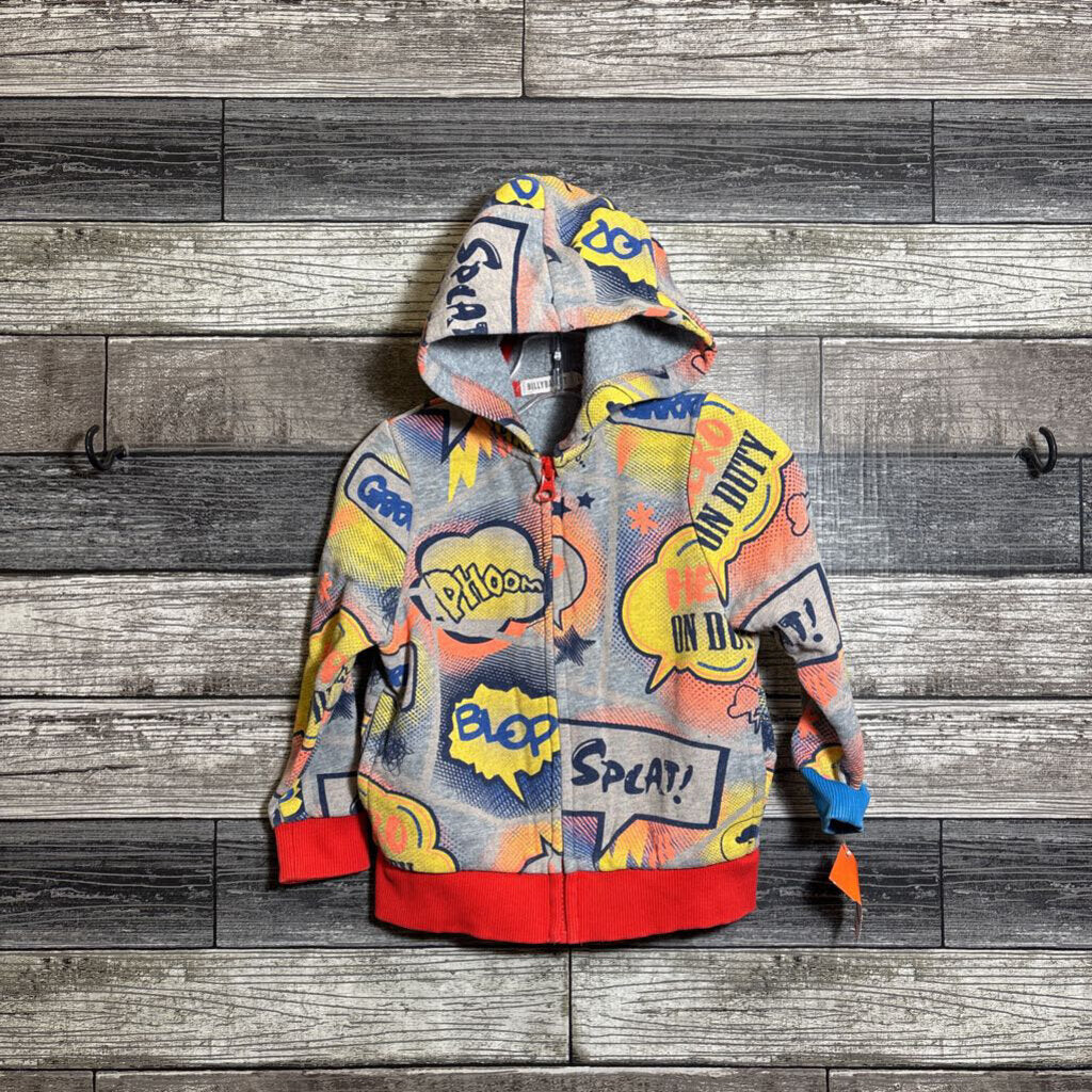 BILLYBANDIT GRAPHIC FULL ZIP HOODIE 3