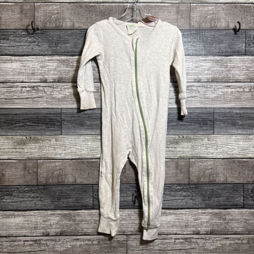 PARADE 1PC ORGANIC COTTON 2-WAY ZIP PJ / ROMPER18-24 MO