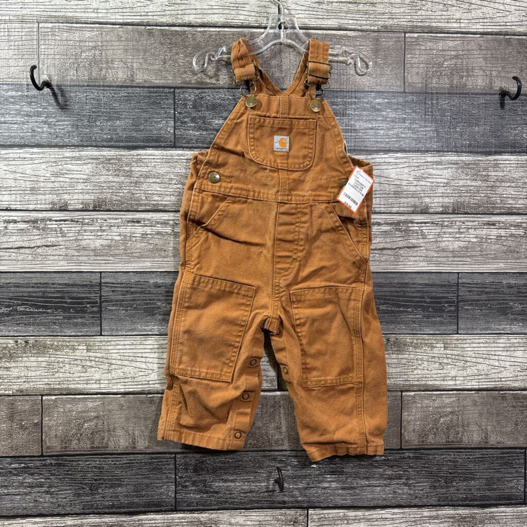 CARHARTT COTTON CANVAS OVERALLS 9 MO