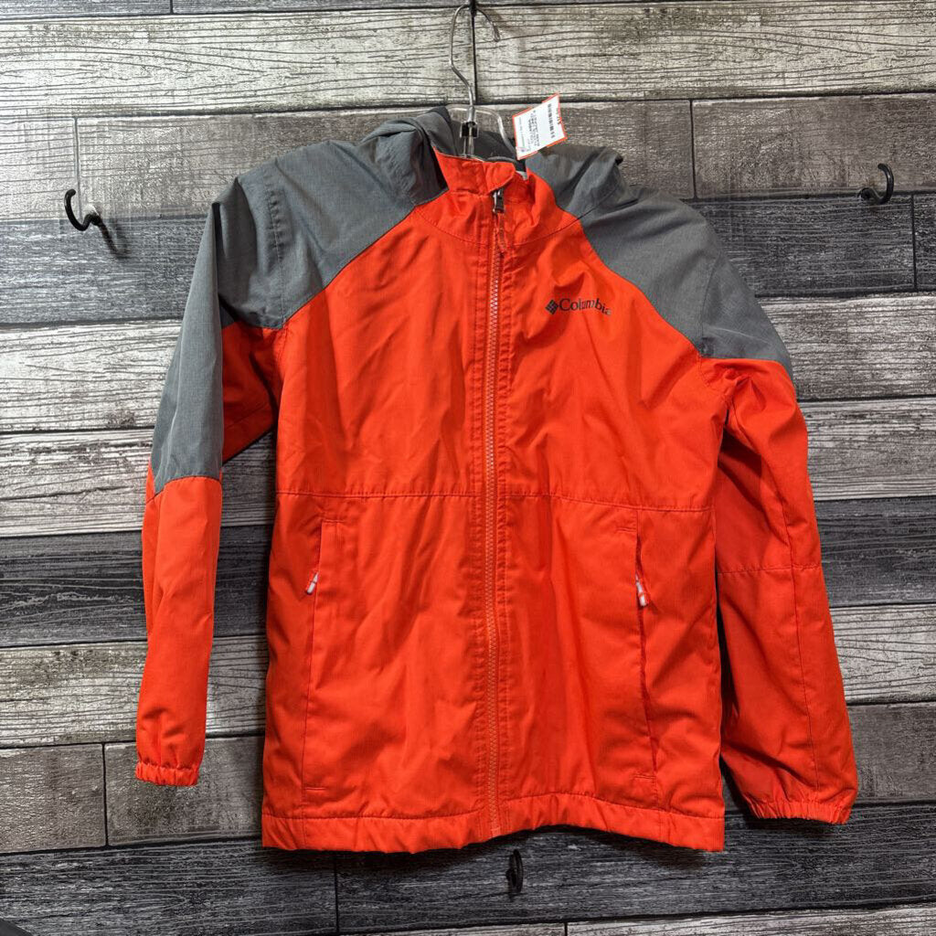 COLUMBIA FLEECE LINED RAIN JACKET 8