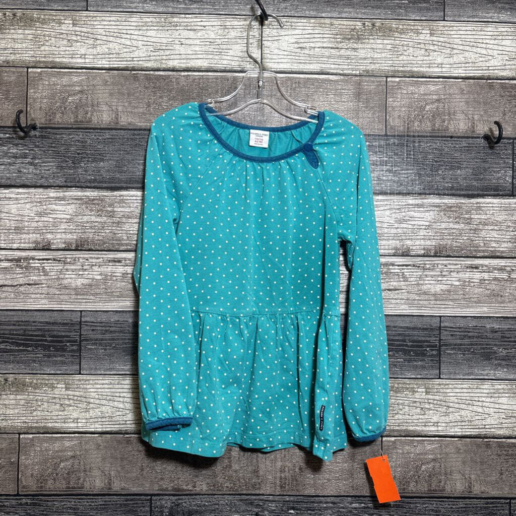 POLARN O PYRET LS RUFFLE TUNIC 5/6