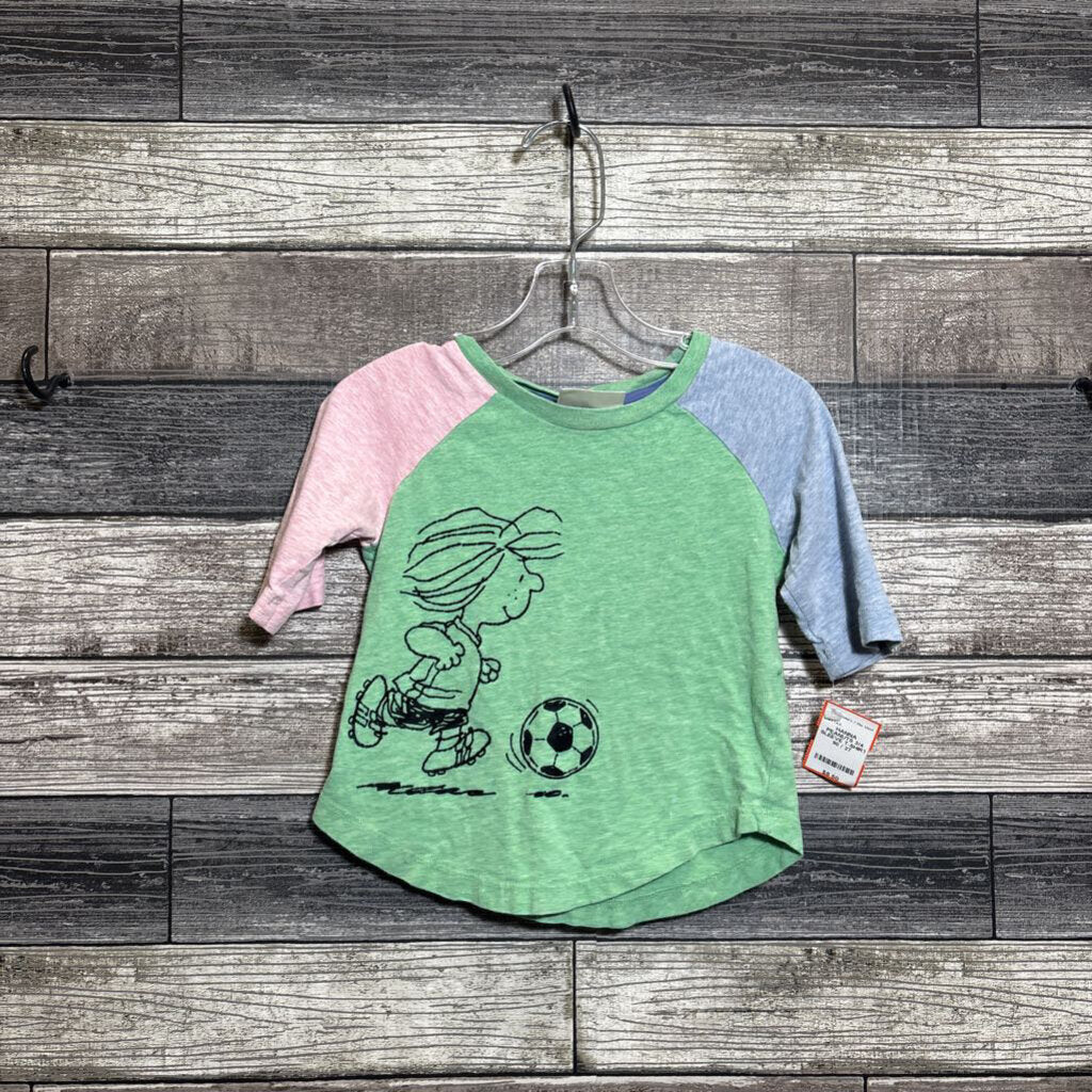 HANNA PEANUTS 3/4 SLEEVE T-SHIRT 90 / 3T