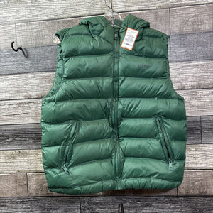 ZARA ULTRALIGHT WATER REPELLENT HOODED PUFFER VEST 8-9