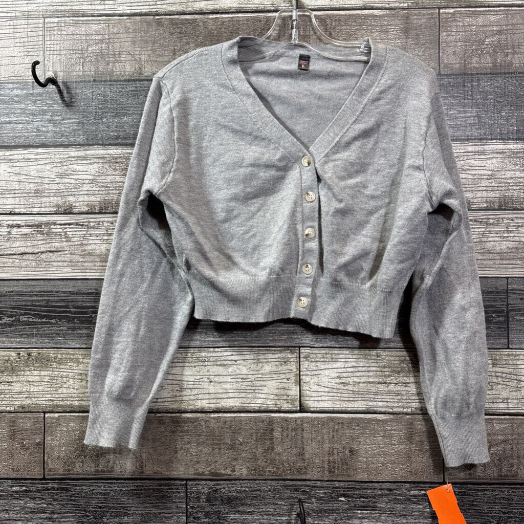 HEATHER GRAY CARDIGAN 10/12