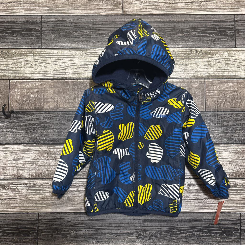 COLUMBIA WATER RESISTANT FLEECE LINED HOODED JACKET 6-12 MO