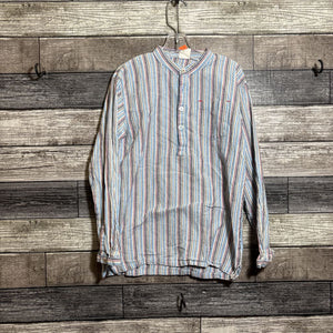 ALANA COTTON LS BAN COLLAR SHIRT 6/7