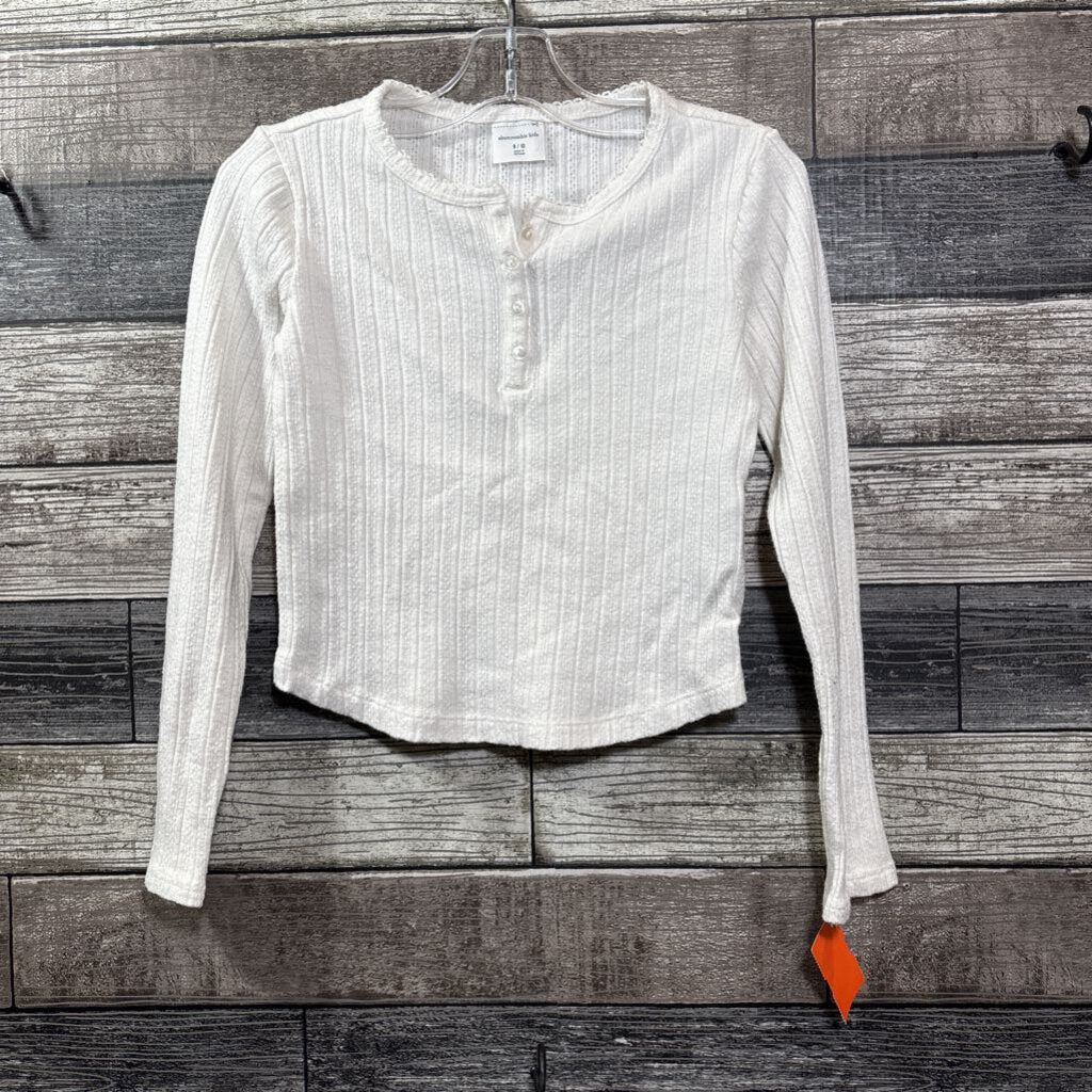 ABERCROMBIE LS HENLEY SHIRT 9/10