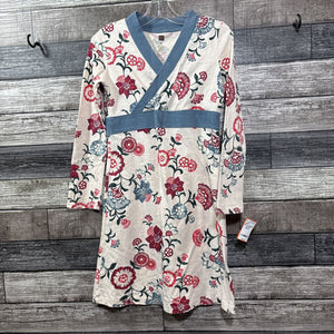 TEA LS FLORAL COTTON DRESS 8