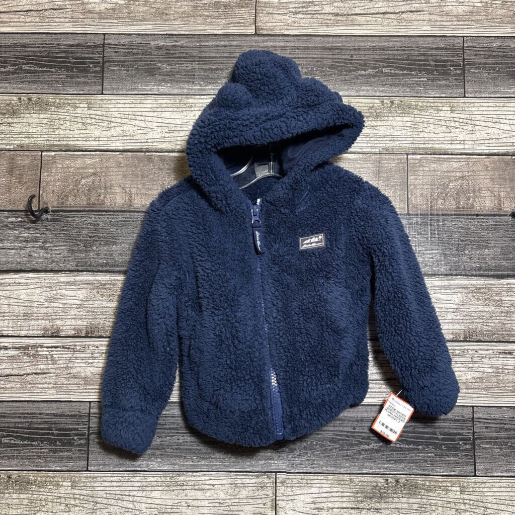 EDDIE BAUER QUEST FLEECE PLUSH HOODED JACKET 2