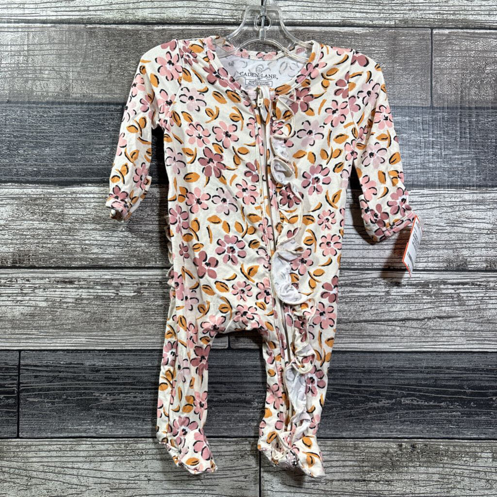 CADEN LANE BAMBOO 1PC FOOTIE PJ NEWBORN