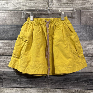 OLIVE JUICE LINED WOVEN COTTON SKIRT 5