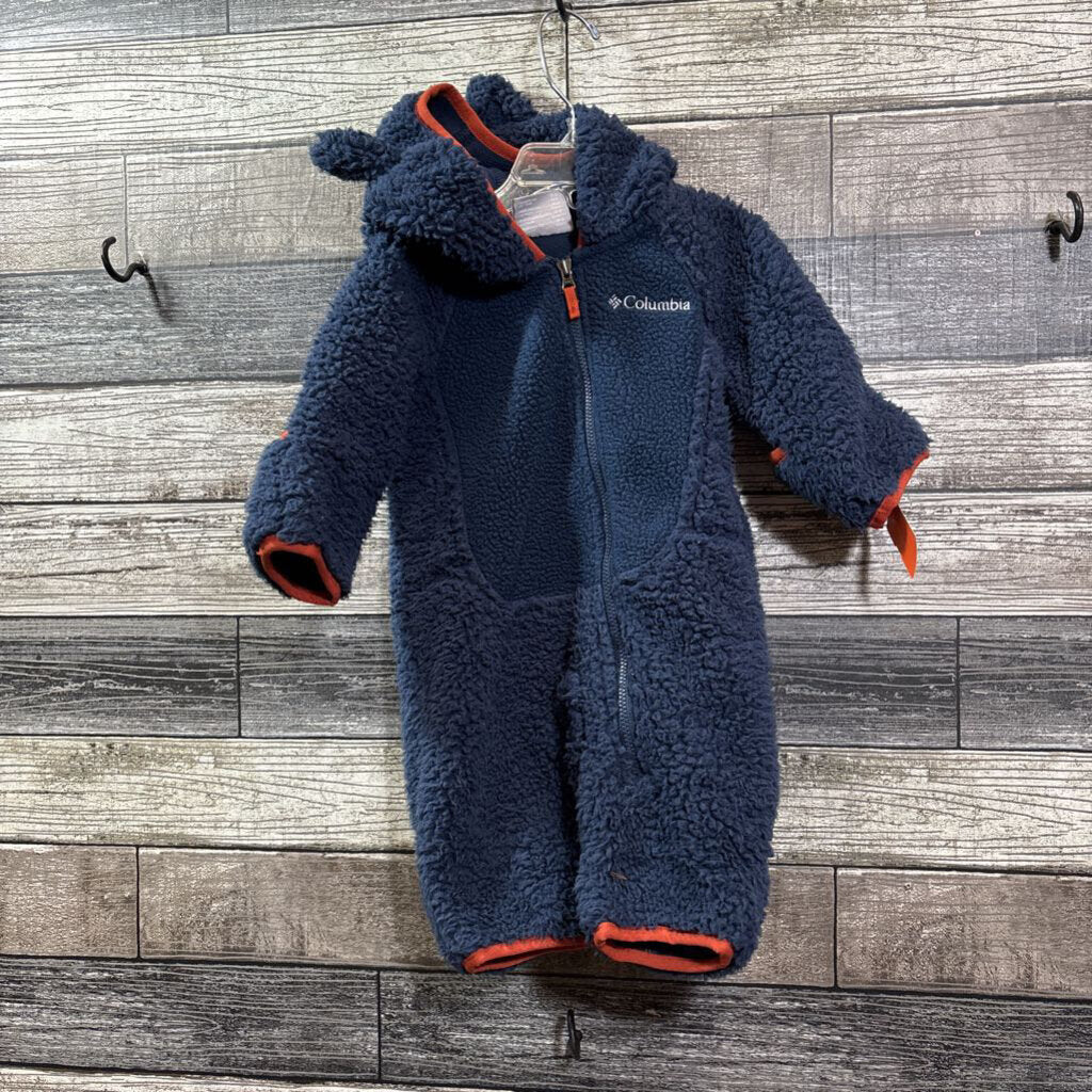 COLUMBIA HOODED FLEECE BUNTING 6-12 MO