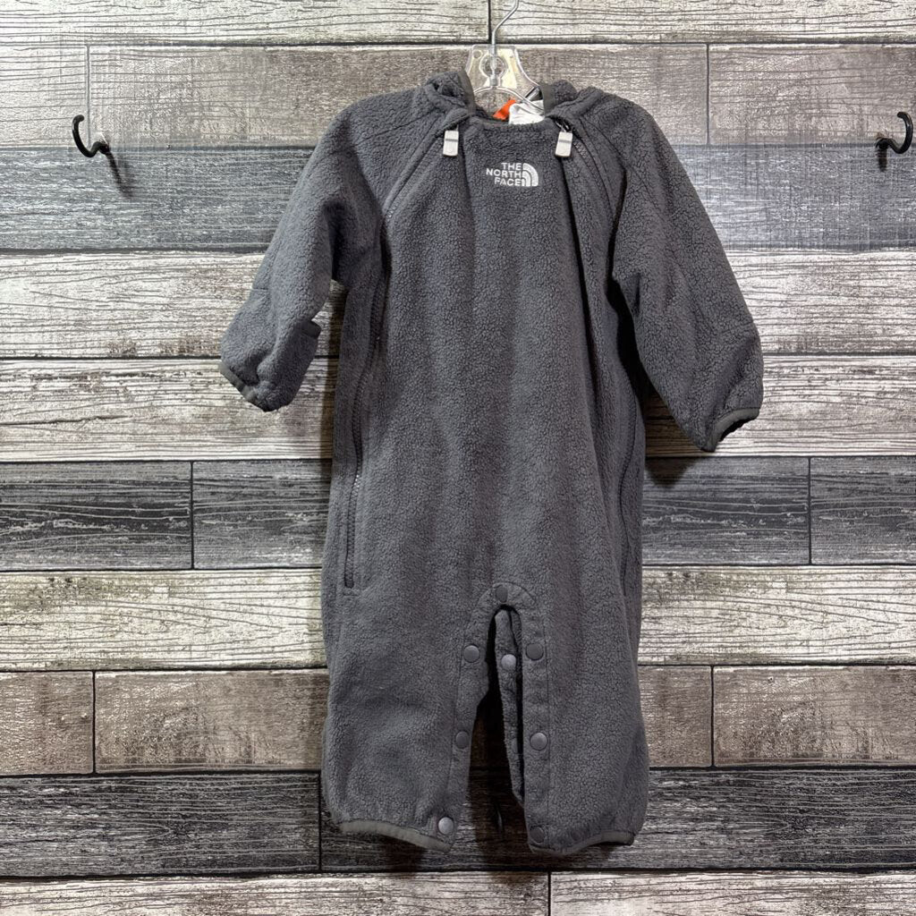 NORTH FACE HOODED FLEECE BUNTING 3-6 MO