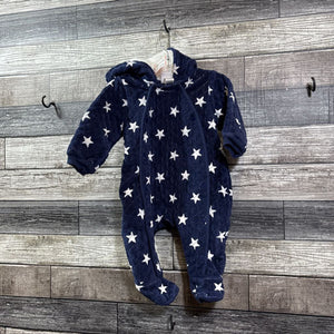 NORDSTROM FLEECE QUILTED BUNTING 6 MO