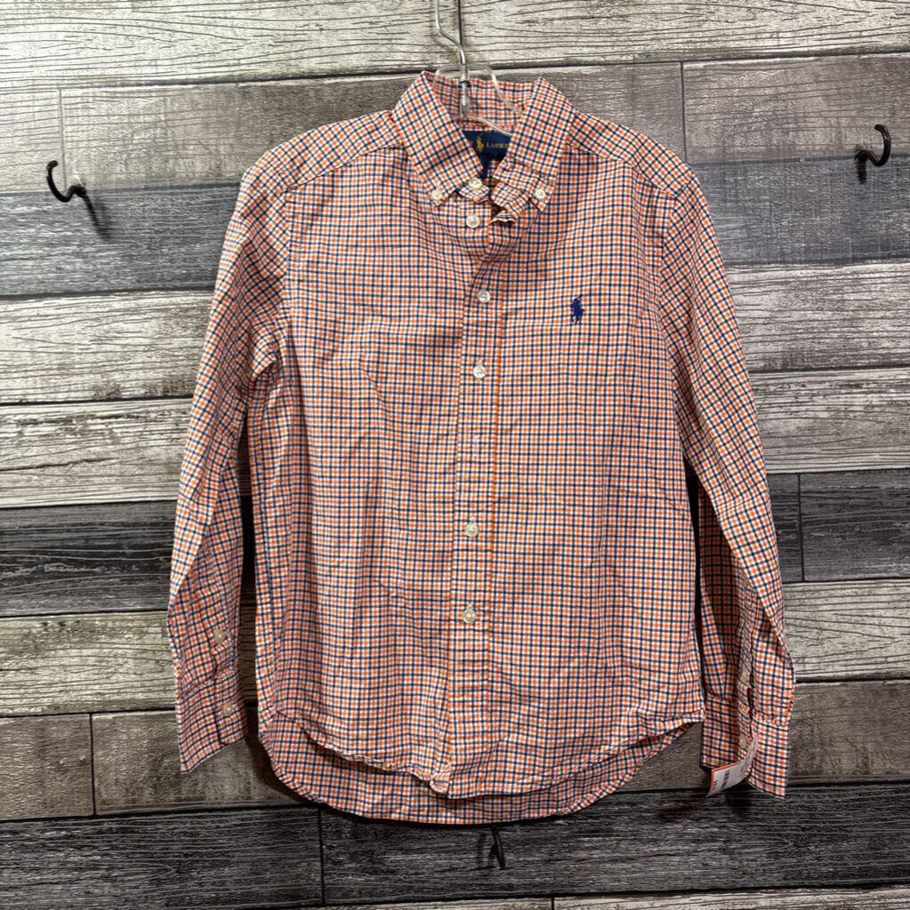 RALPH LAUREN LS BUTTON DOWN STRIPED SHIRT 8