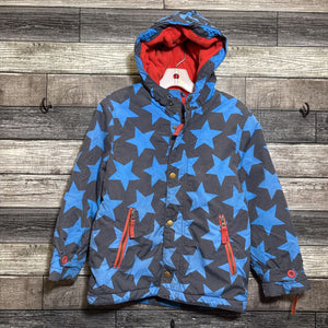 MINI BODEN FLEECE LINED HOODED COAT 6/7