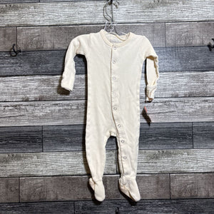 L'OVED BABY ORGANIC SNAP FOOTIE PJ 3-6 MO
