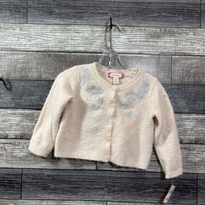 RUBY & BLOOM EMBROIDERED CARDIGAN 12 MO