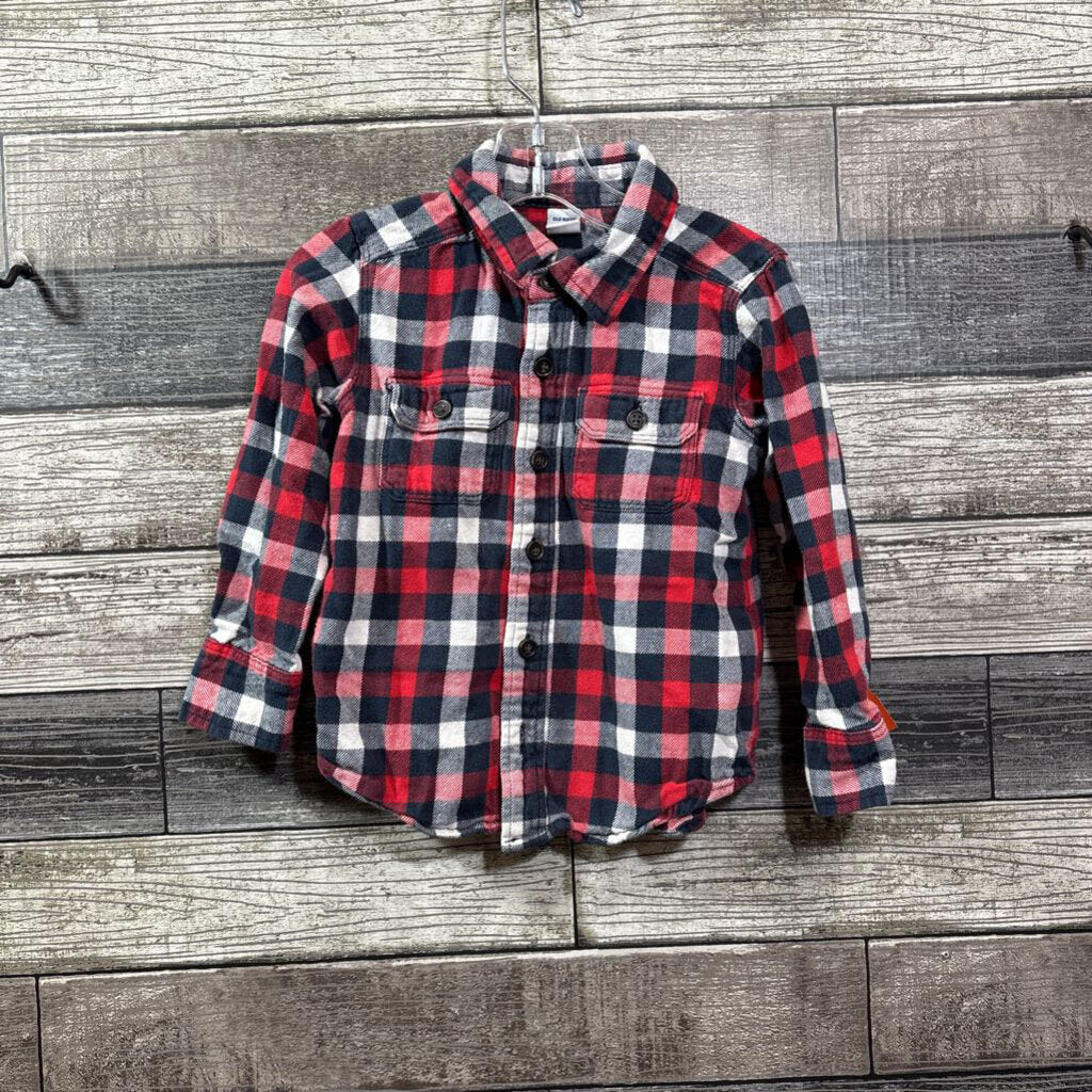 OLD NAVY FLANNEL BUTTON DOWN SHIRT 3