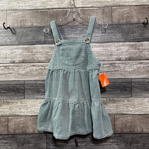 ZARA CORDUROY OVERALL DRESS 3/4