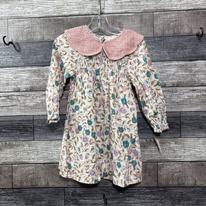 ZARA LS FLORAL COLLARED DRESS 2/3