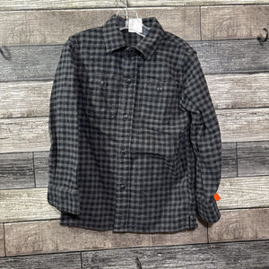 GAP FLANNEL LS BUTTON DOWN SHIRT 4/5