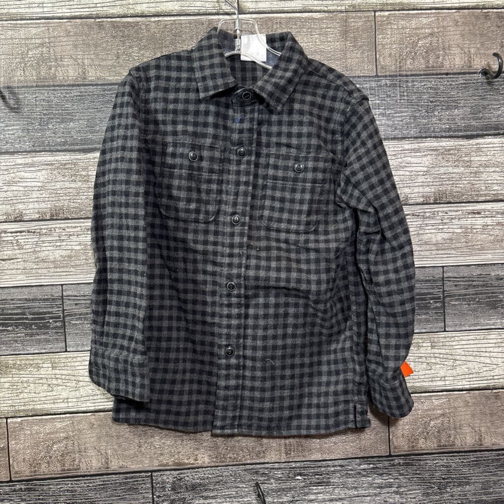GAP FLANNEL LS BUTTON DOWN SHIRT 4/5