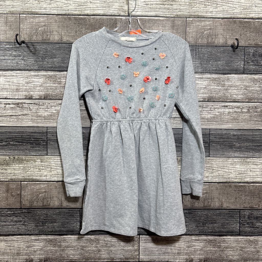SOPRANO EMBROIDERED LS DRESS 7/8