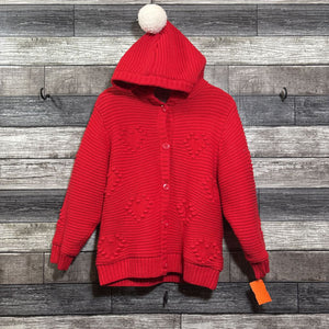 HANNA SHERPA LINED HOODED SWEATER JACKET 120 / 6-7