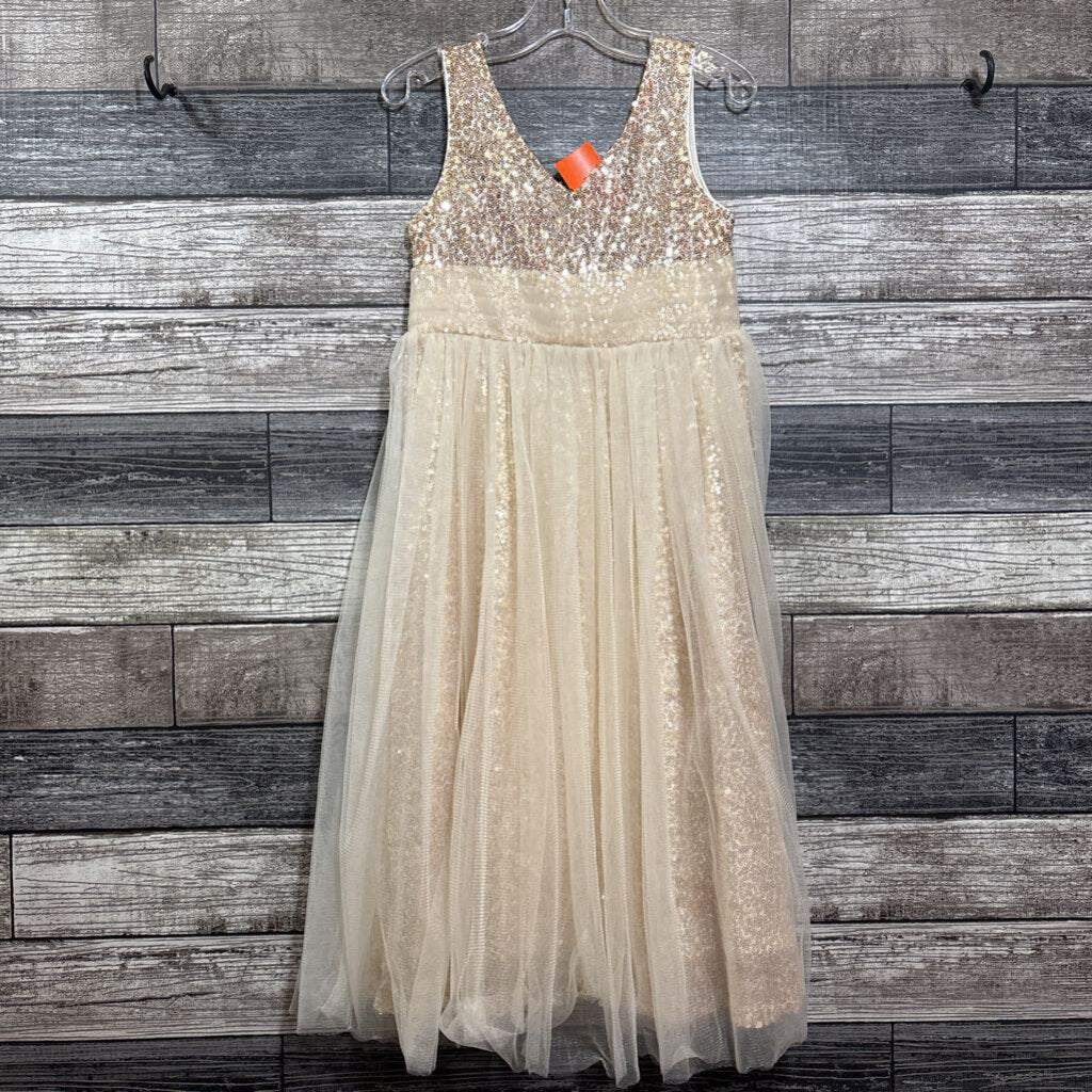 BOW DREAM SLEEVELESS SEQUIN TULLE DRESS 5