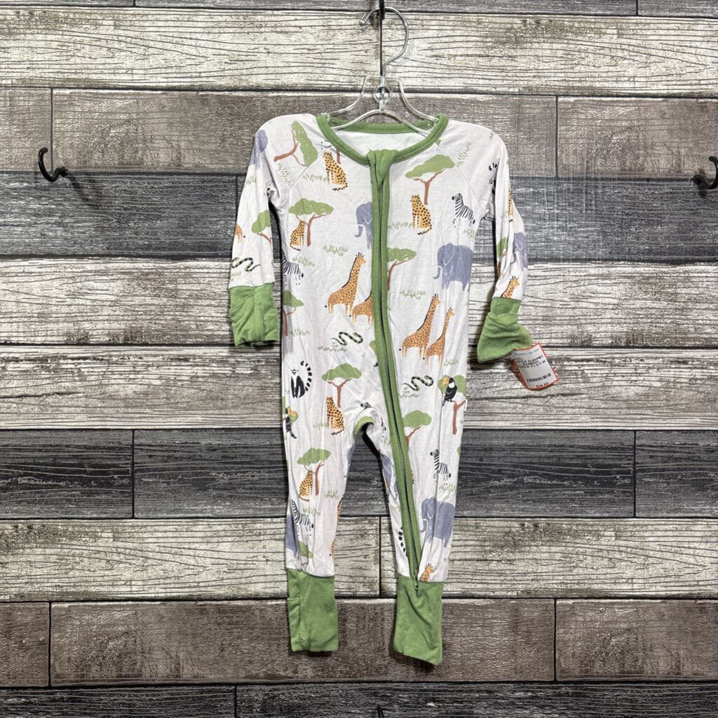 LITTLE SLEEPIES BAMBOO FOOTIE PJ 0-3 MO