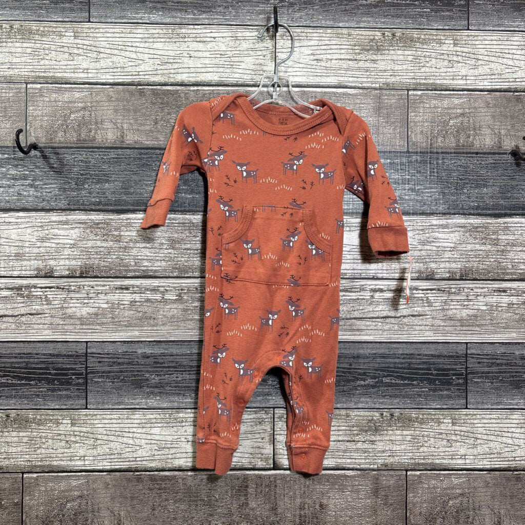 FRESK ORGANIC COTTON ROMPER 0-3 MO