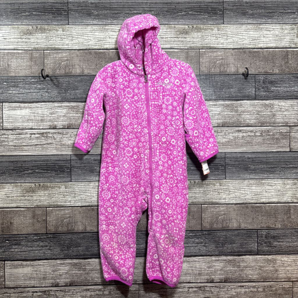 COLUMBIA HOODED FLEECE BUNTING 12-18 MO