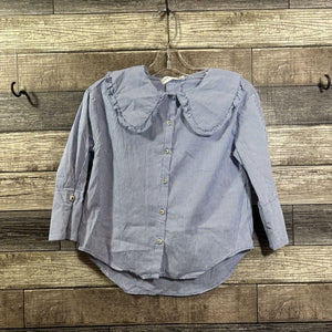 ZARA LS STRIPED COLLARED BUTTON DOWN SHIRT 6