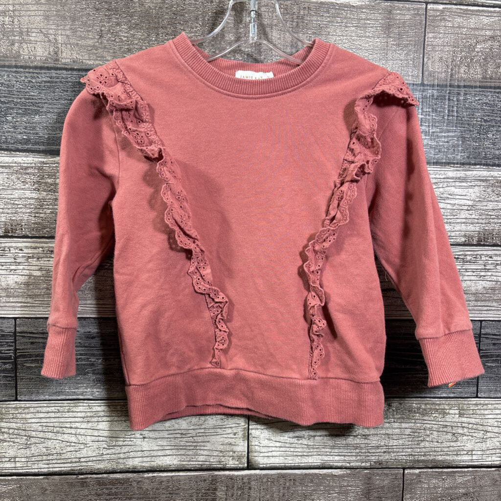 JAMIE KAY RUFFLE SWEATSHIRT 3