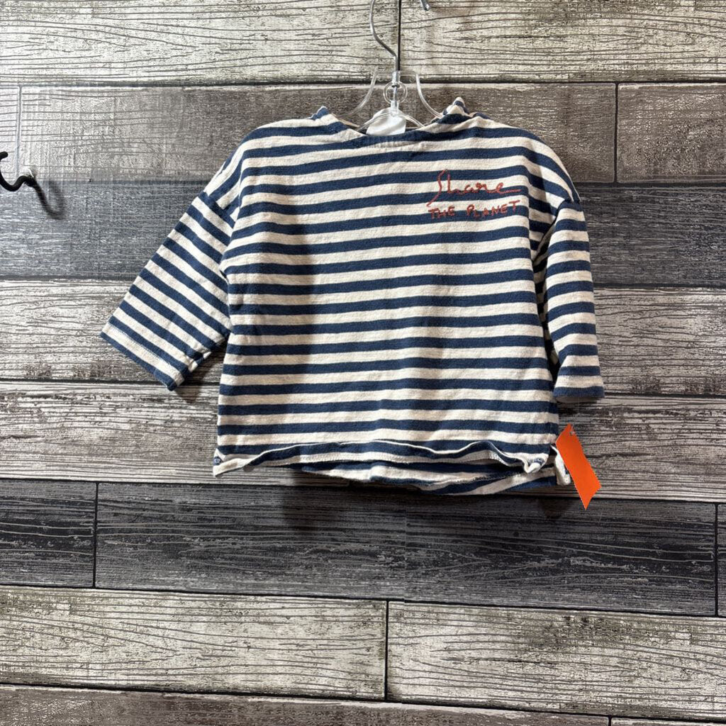 ZARA LS STRIPED T-SHIRT 6-9 MO