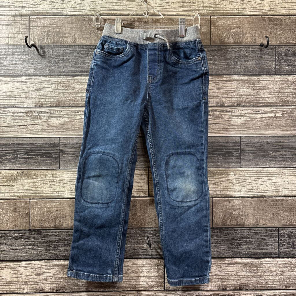 HANNA DRAWSTRING DOUBLE KNEE JEANS 120 / 6-7