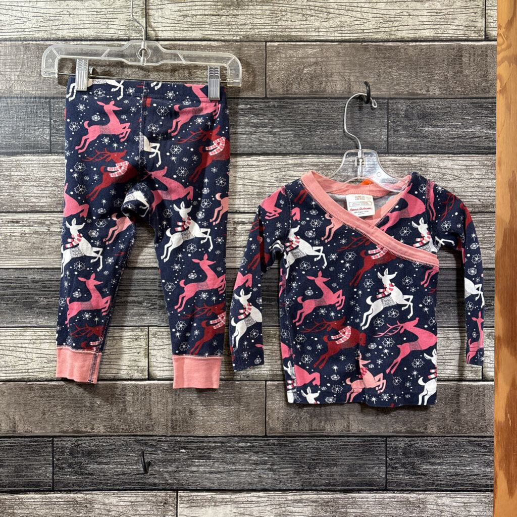 HANNA 2PC ORGANIC HOLIDAY PJ 80 / 12-18 M0