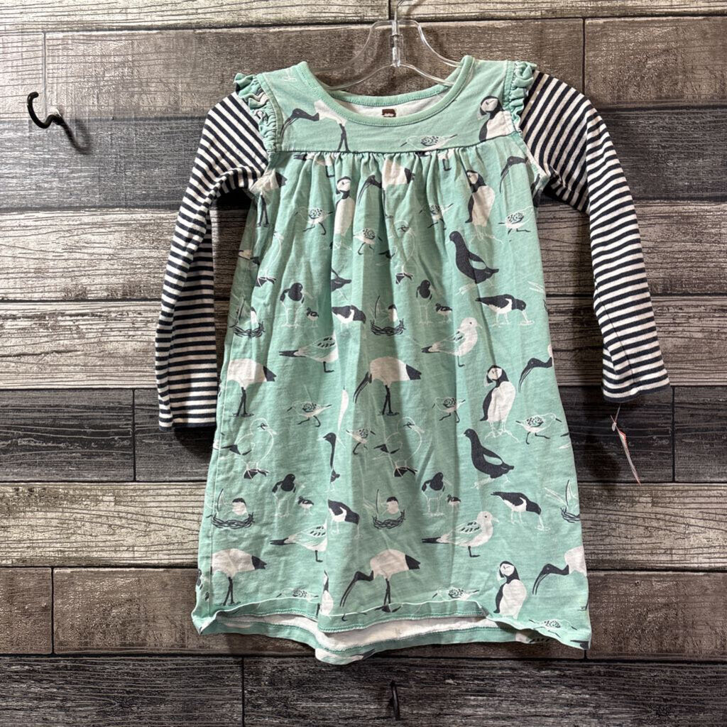 TEA LS COTTON PENGUIN DRESS 4