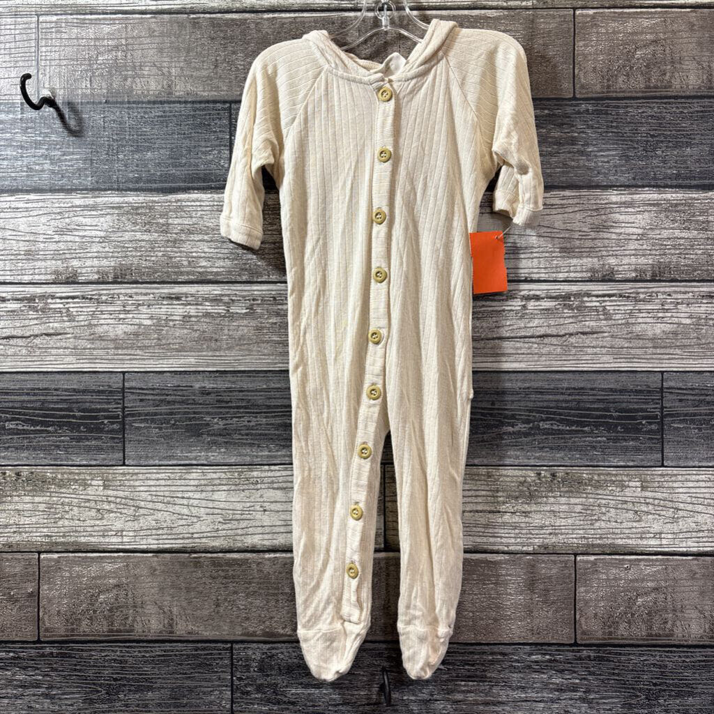 KATE QUINN BAMBOO HOODED ROMPER 6-9 MO