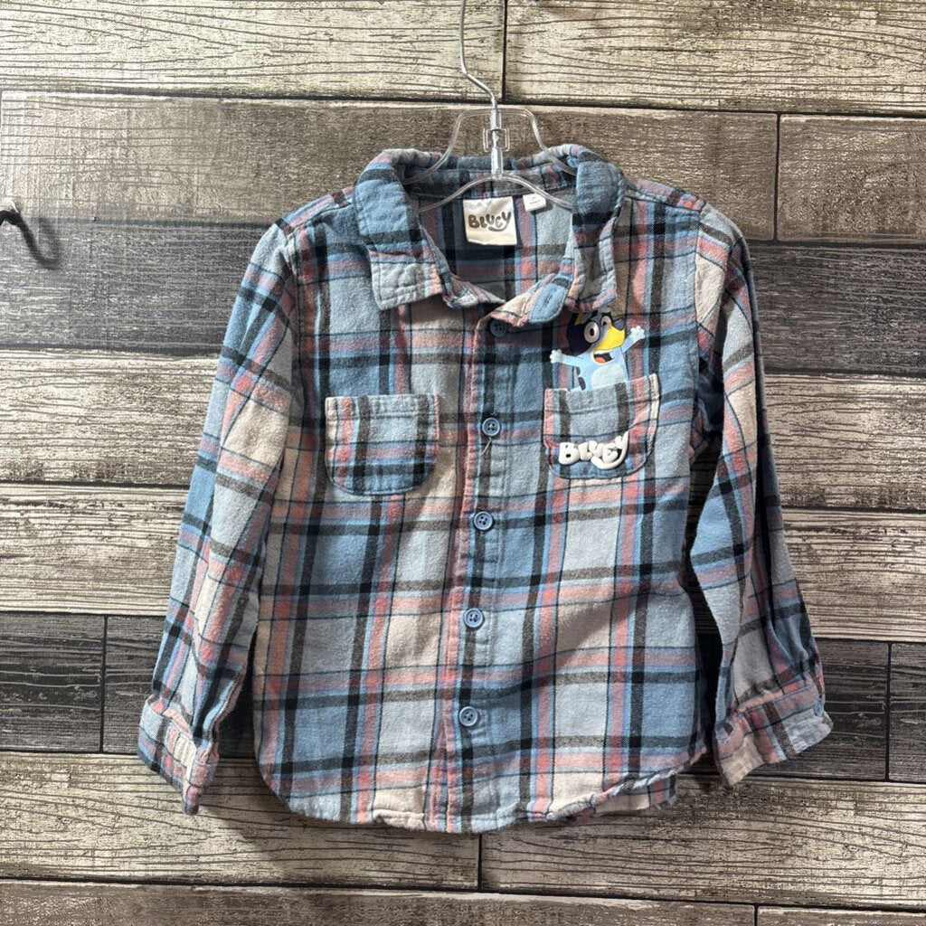 BLUEY LS BUTTON DOWN SHIRT 5