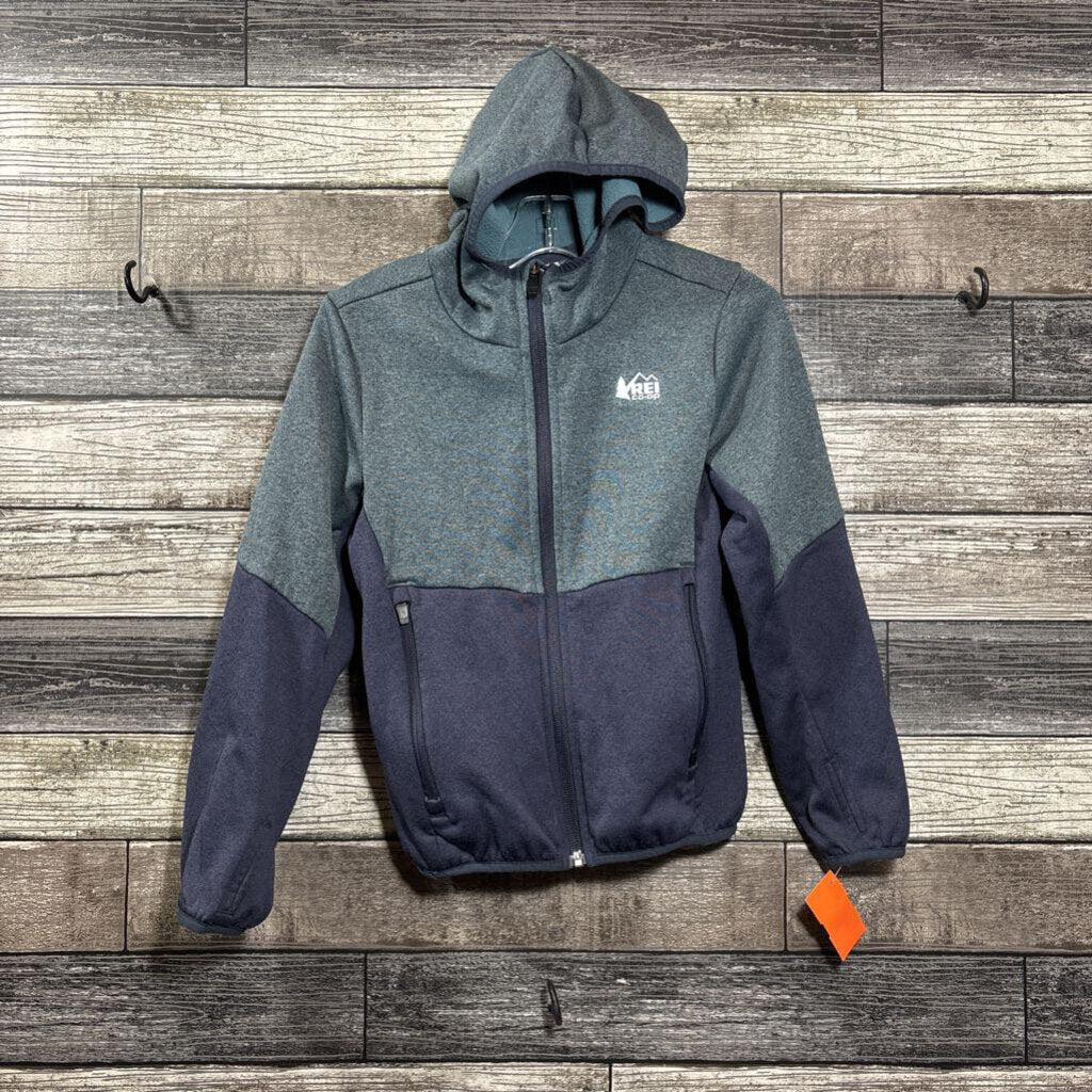 REI HOODED KNIT JACKET 8