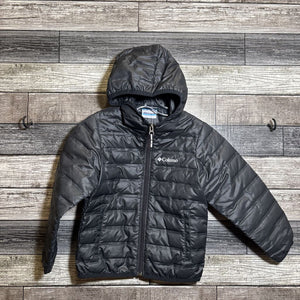 COLUMBIA HOODED THIN DOWN JACKET 4/5