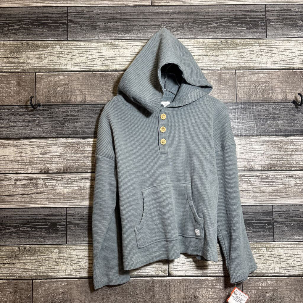 LITTLE PLANET ORGANIC WAFFLE HOODED LS SHIRT 5