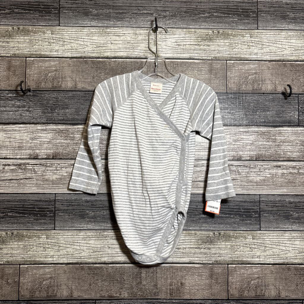 HANNA ORGANIC SIDE SNAP LS BODYSUIT 90 /3