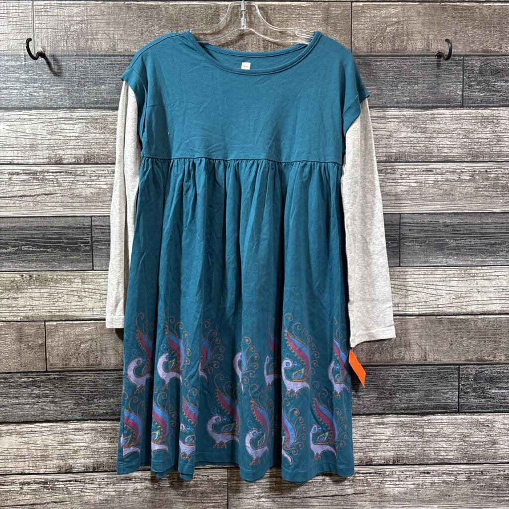 TEA LS COTTON PRINTED DRESS 10
