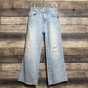 OLD NAVY HIGH RISE BAGGY WIDE LEG JEANS 10