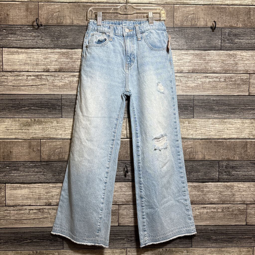 OLD NAVY HIGH RISE BAGGY WIDE LEG JEANS 10